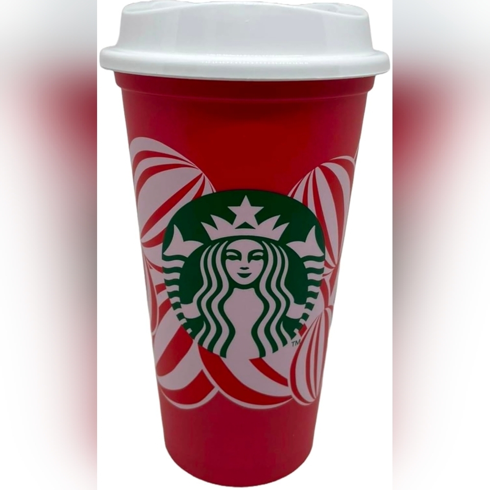 Starbucks Holiday 2024 ✨Red Cup Day✨ 16oz Reusable Hot Cup & Lid NEW